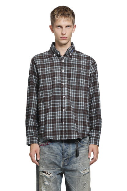 Micro Check Flannel Shirt