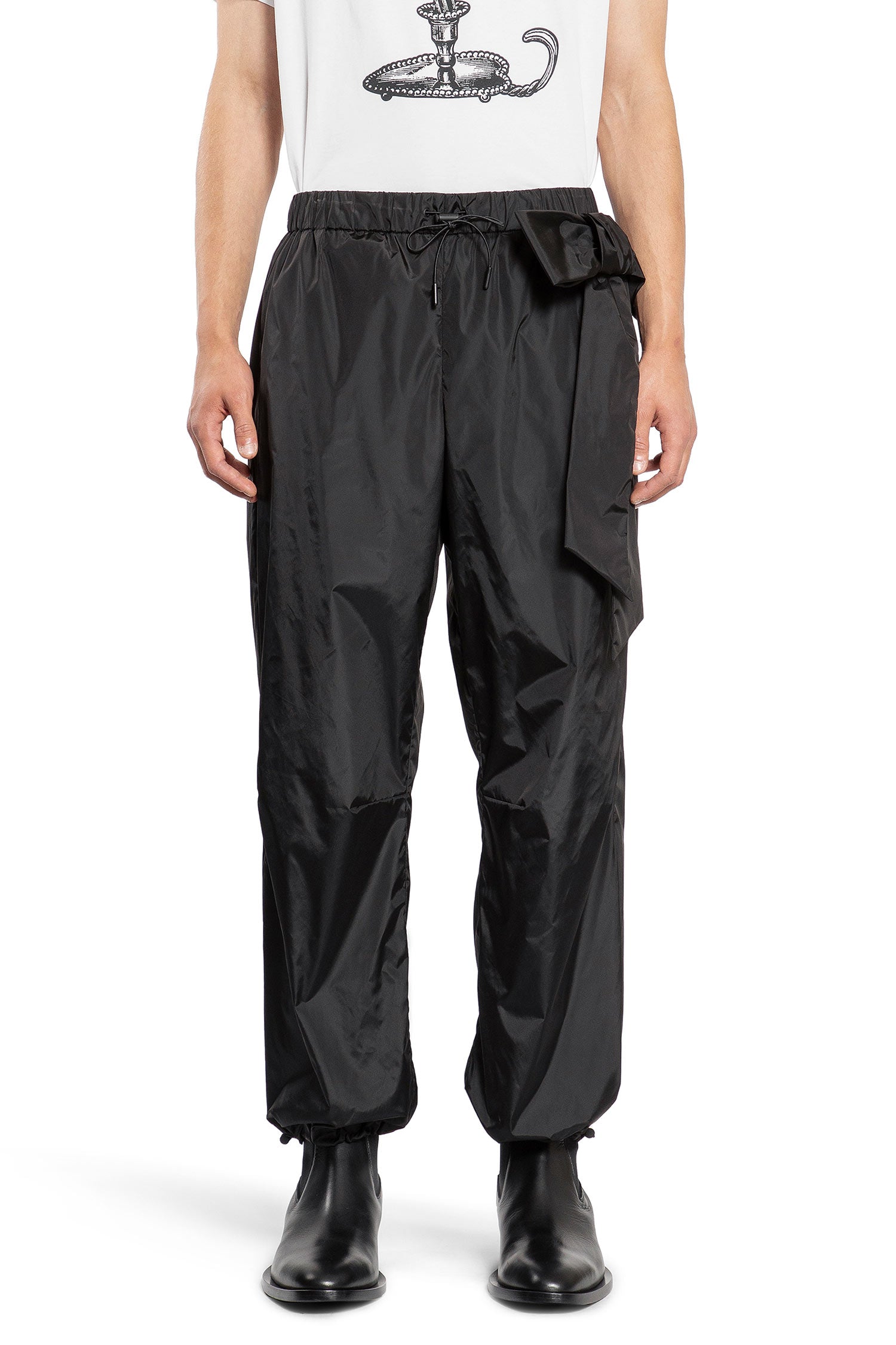 SIMONE ROCHA MAN BLACK TROUSERS