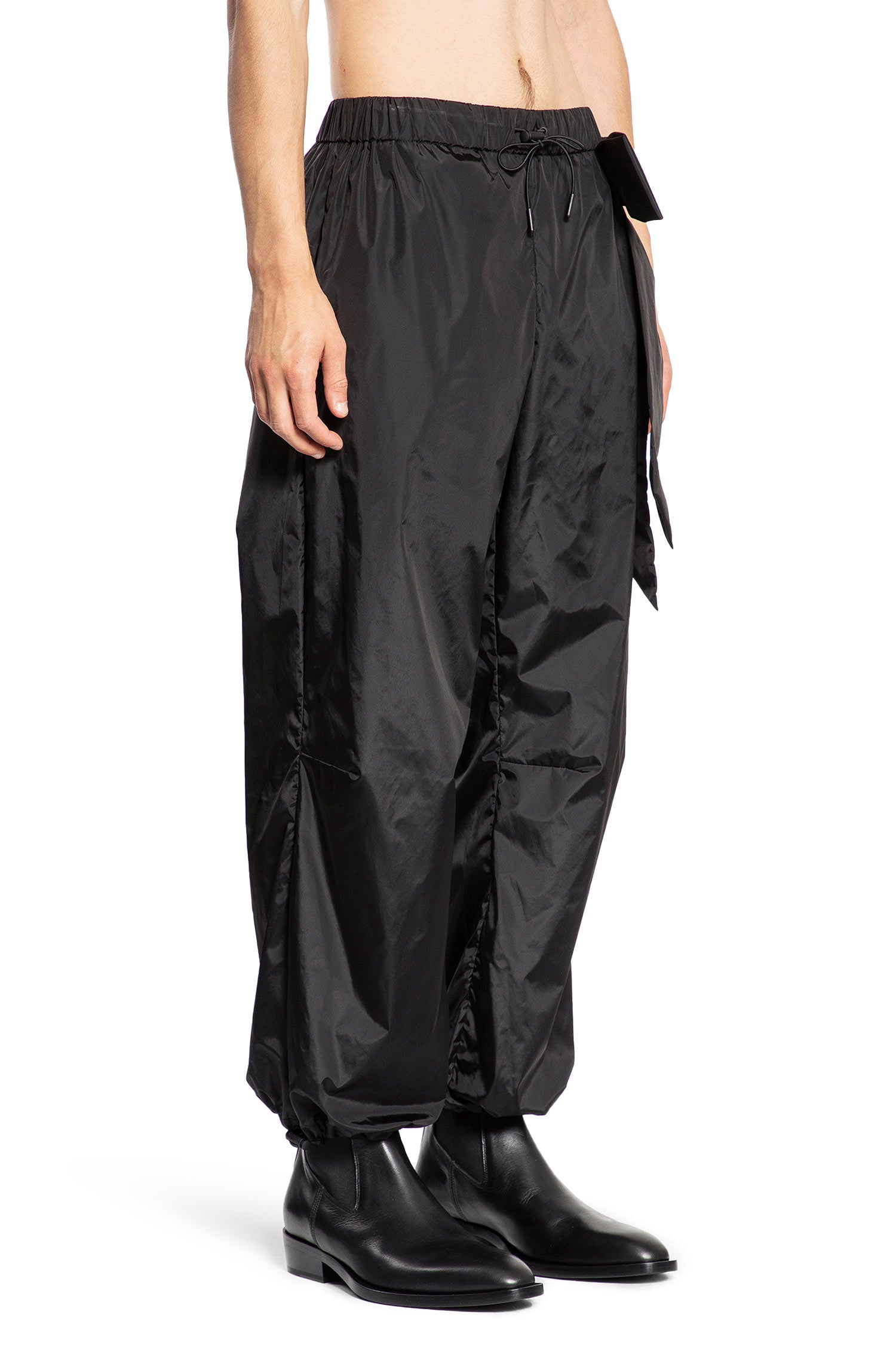 SIMONE ROCHA MAN BLACK TROUSERS