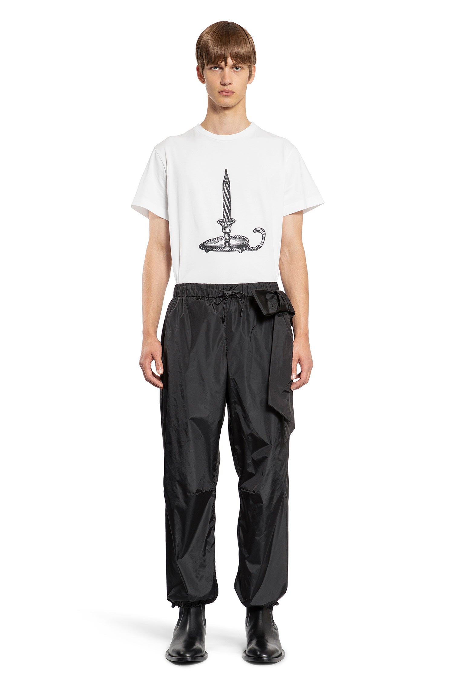 SIMONE ROCHA MAN BLACK TROUSERS