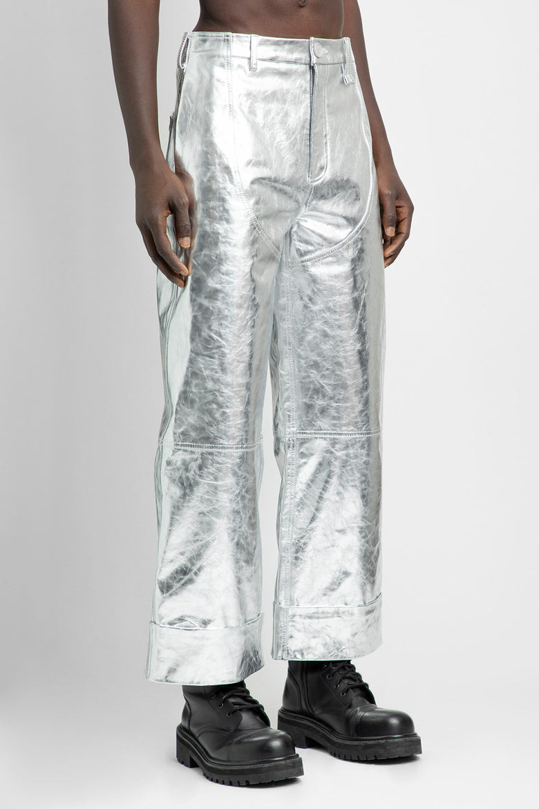 SIMONE ROCHA MAN SILVER TROUSERS