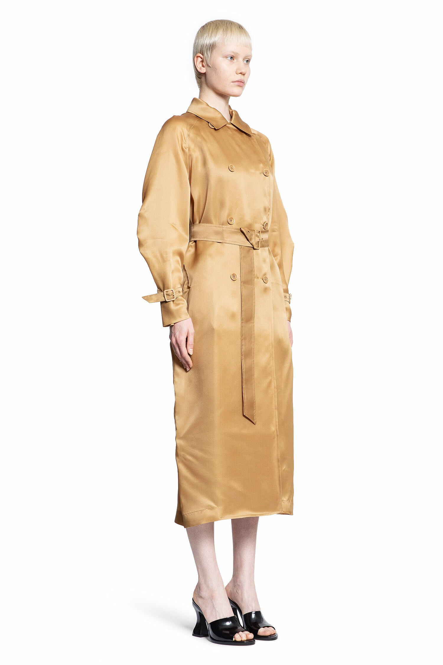 MAX MARA WOMAN BEIGE COATS