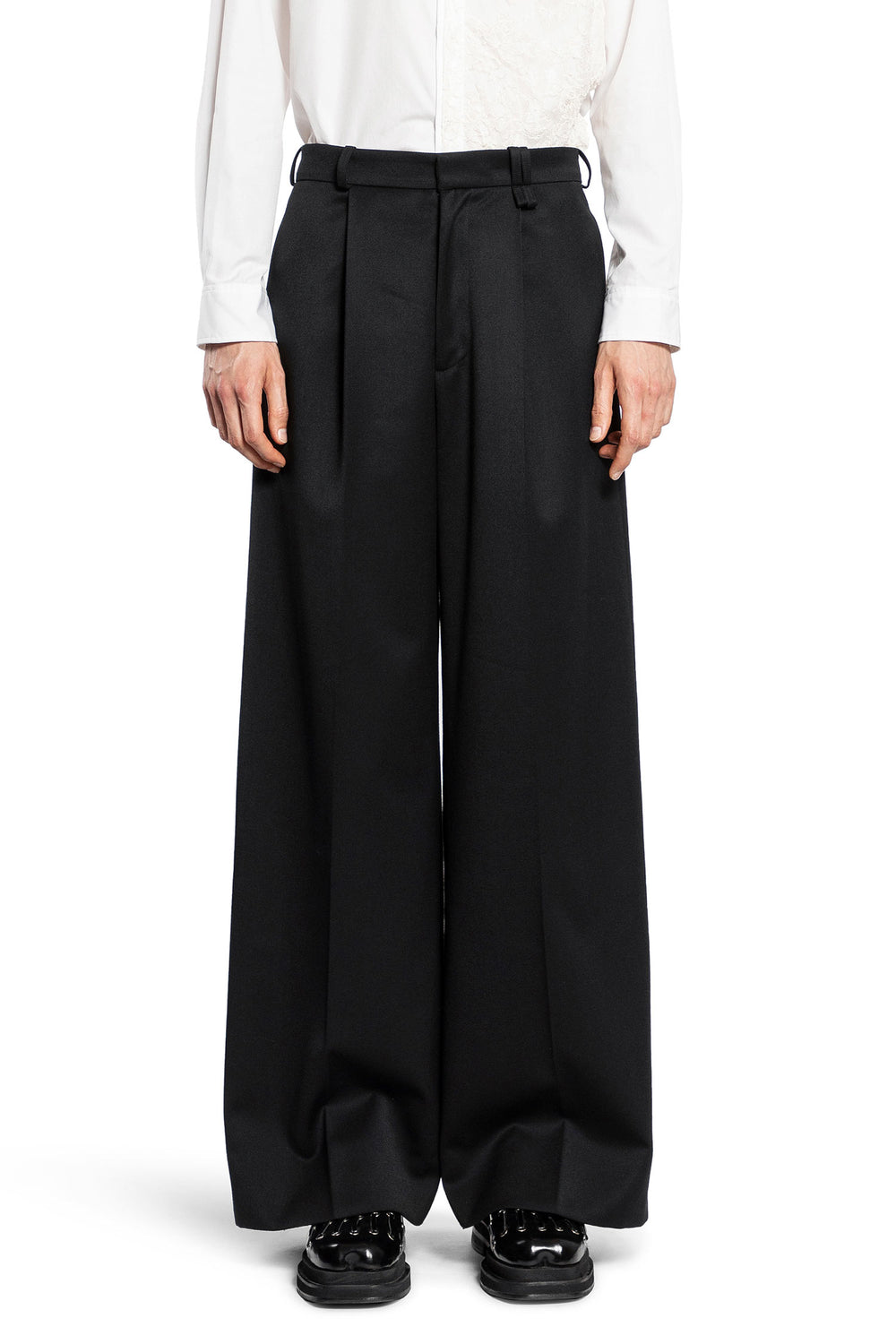 SIMONE ROCHA MAN BLACK TROUSERS