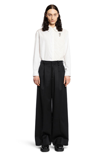 SIMONE ROCHA MAN BLACK TROUSERS