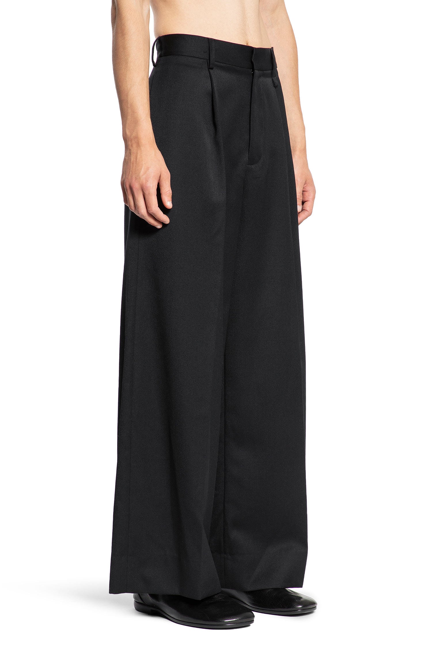 SIMONE ROCHA MAN BLACK TROUSERS