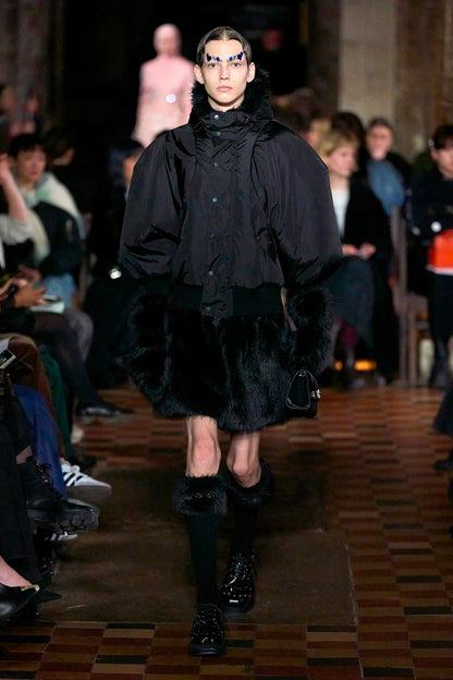 SIMONE ROCHA MAN BLACK SHORTS & SKIRTS