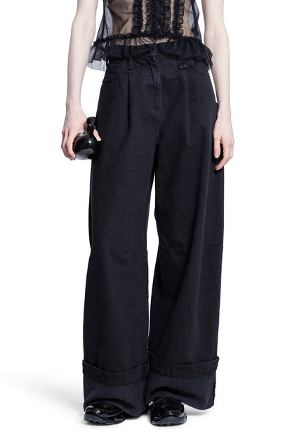 SIMONE ROCHA WOMAN BLACK JEANS