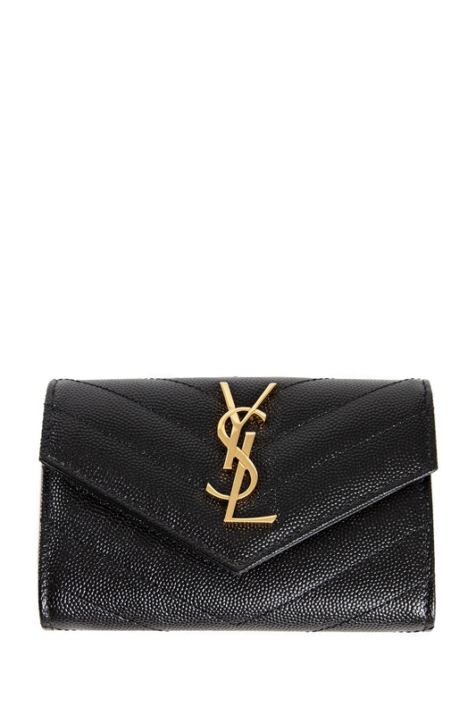 SAINT LAURENT WOMAN BLACK WALLETS & CARDHOLDERS