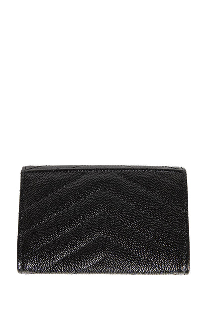 SAINT LAURENT WOMAN BLACK WALLETS & CARDHOLDERS