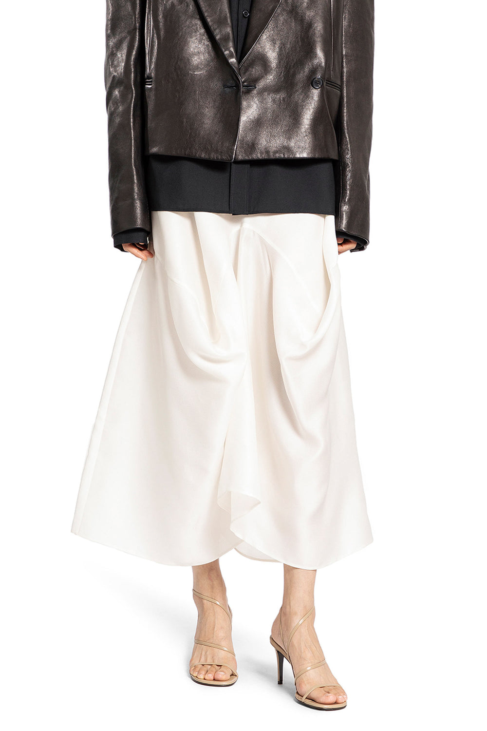 KHAITE WOMAN OFF-WHITE SKIRTS