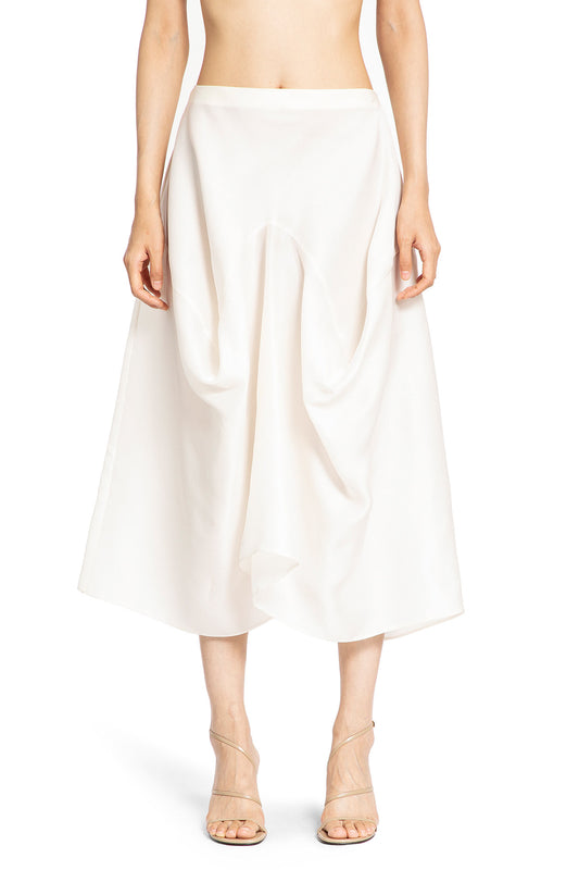 KHAITE WOMAN OFF-WHITE SKIRTS