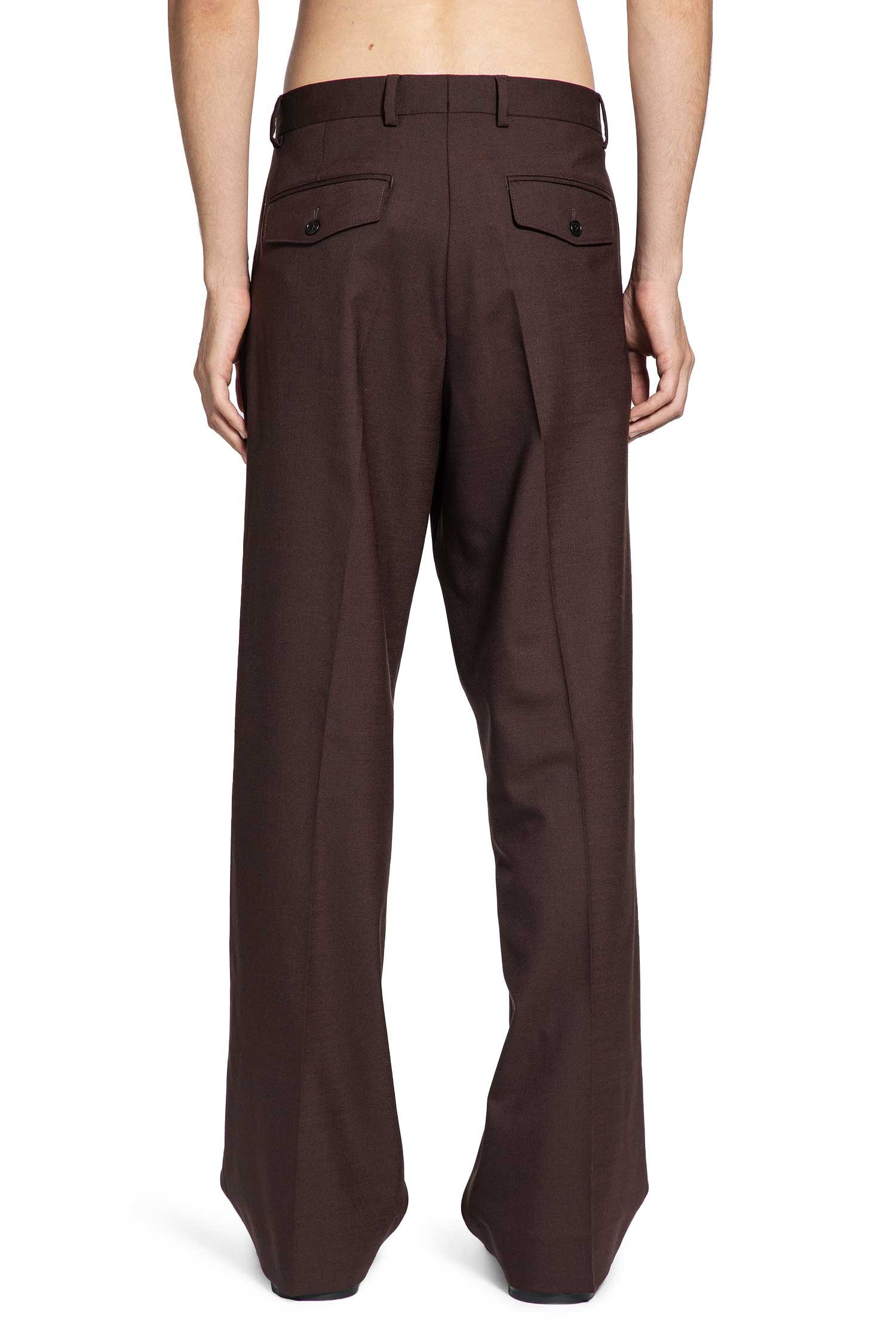 Wide Pleated Trousers