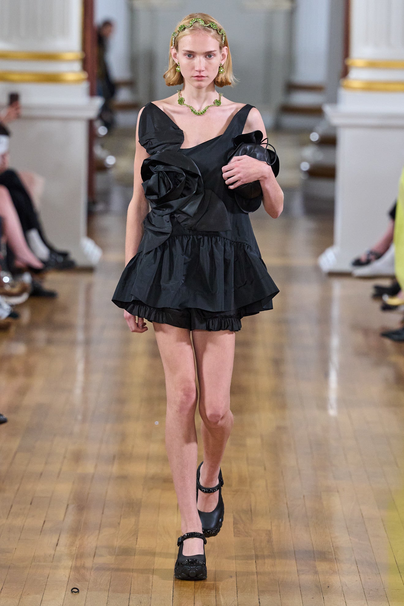 SIMONE ROCHA Frill Track Shorts woman