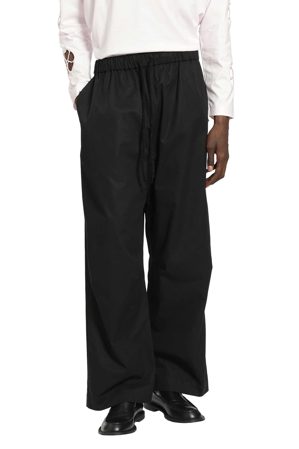 SIMONE ROCHA Elasticated Knee Pleat Trousers man