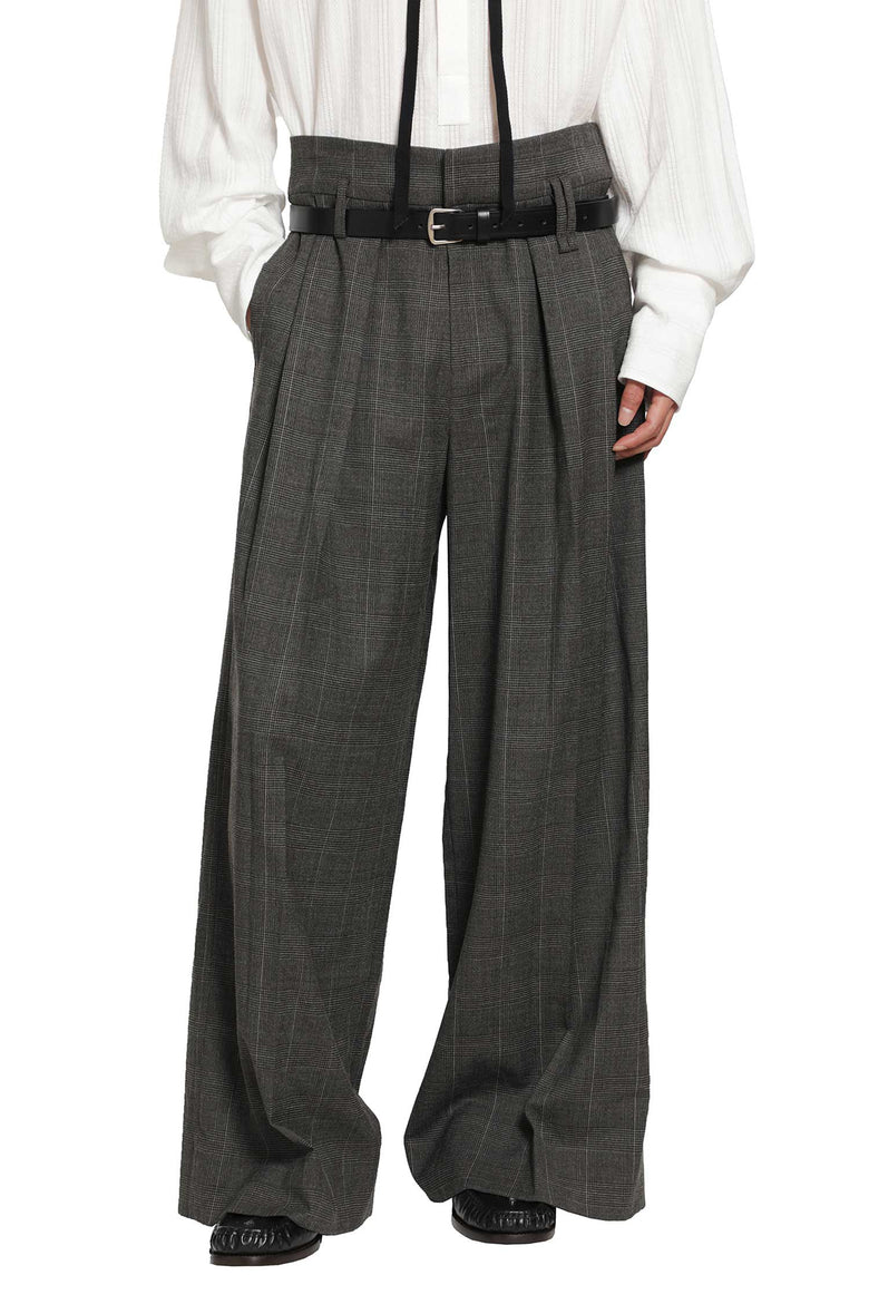 SIMONE ROCHA Peeling Waist Wide Leg Trousers man