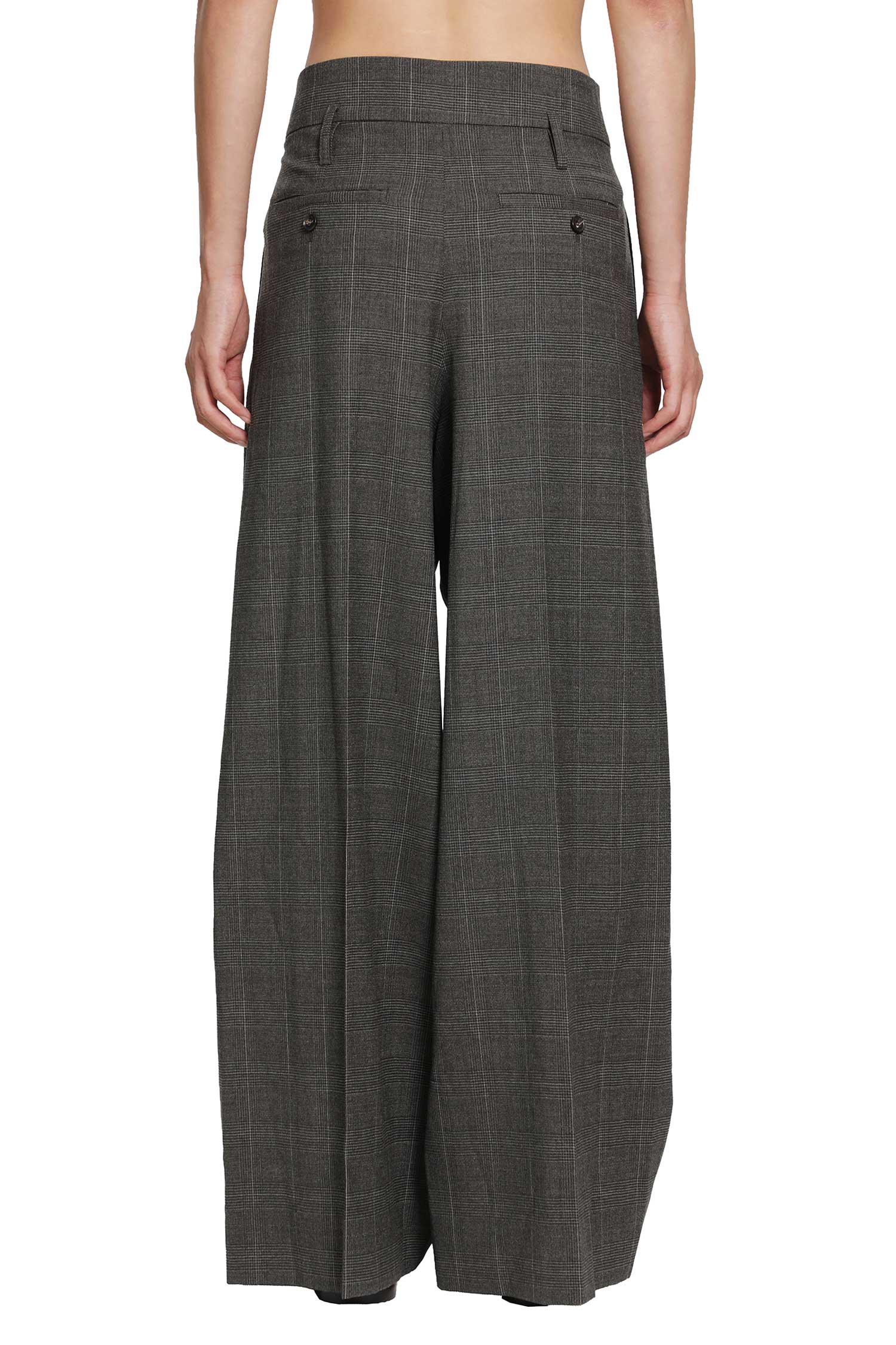 SIMONE ROCHA Peeling Waist Wide Leg Trousers man