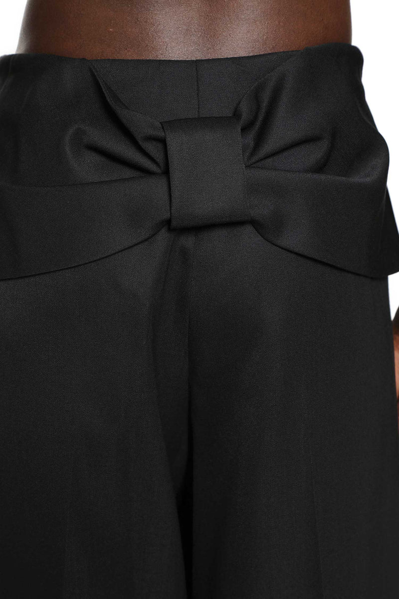 SIMONE ROCHA Back Bow Wide Leg Trousers woman