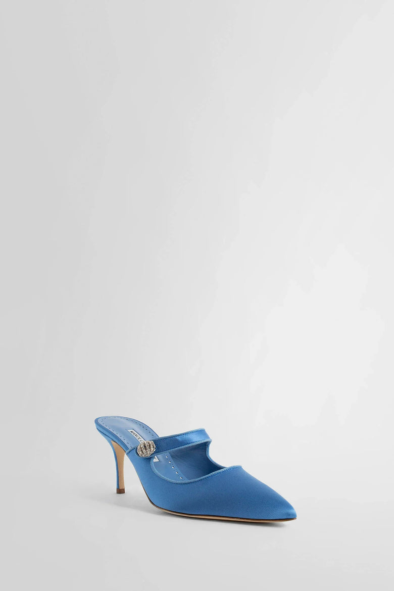 MANOLO BLAHNIK WOMAN BLUE PUMPS - Antonioli.eu