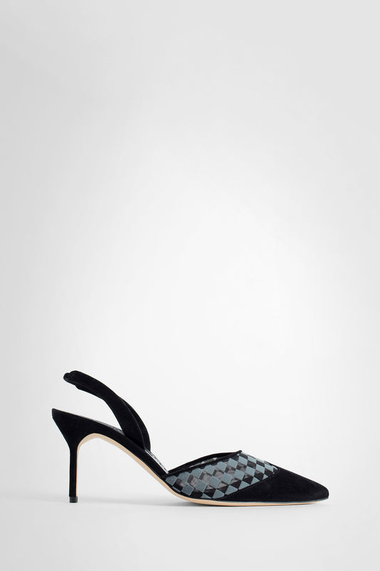 MANOLO BLAHNIK WOMAN BLACK PUMPS