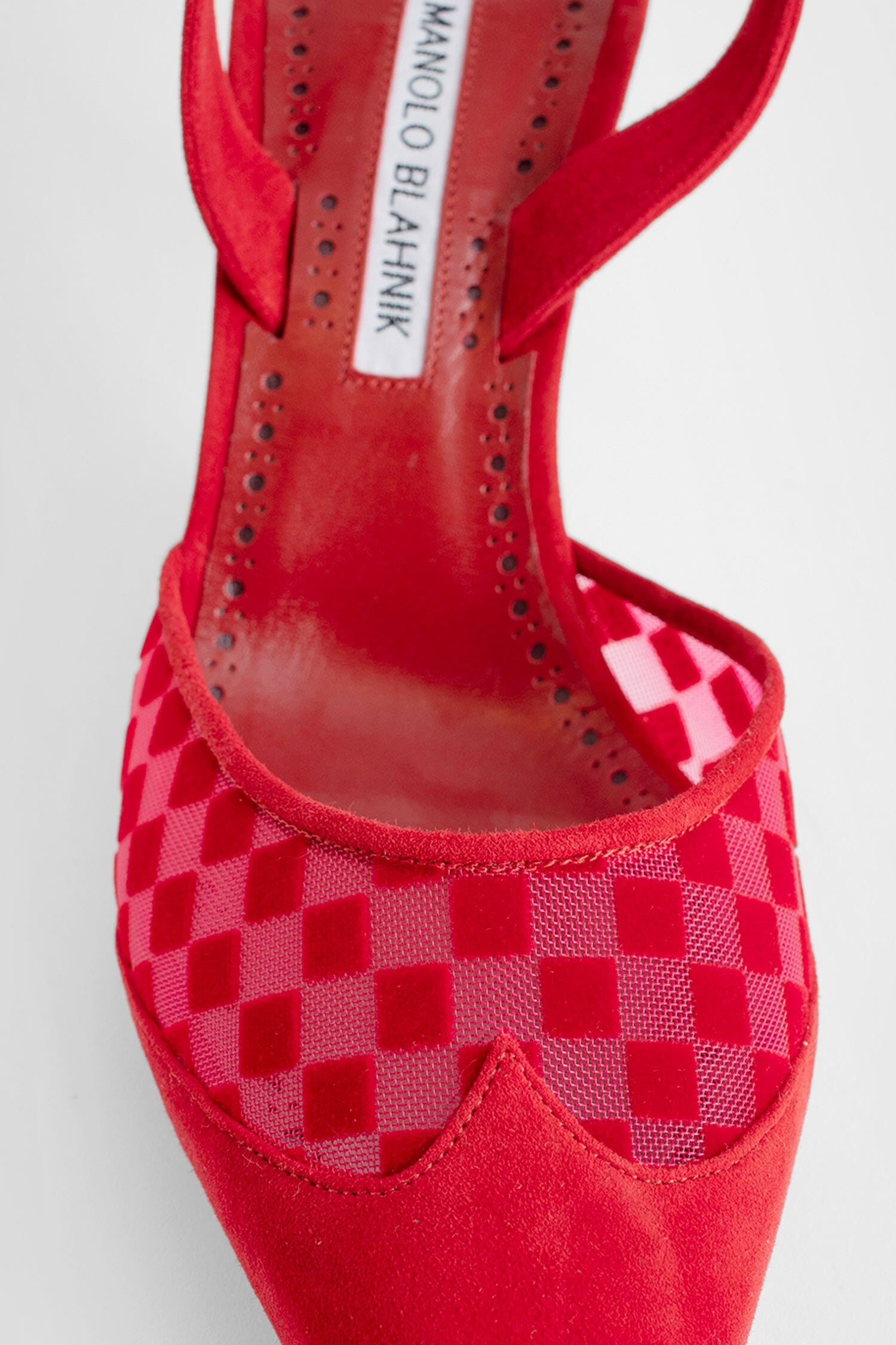 MANOLO BLAHNIK WOMAN RED PUMPS