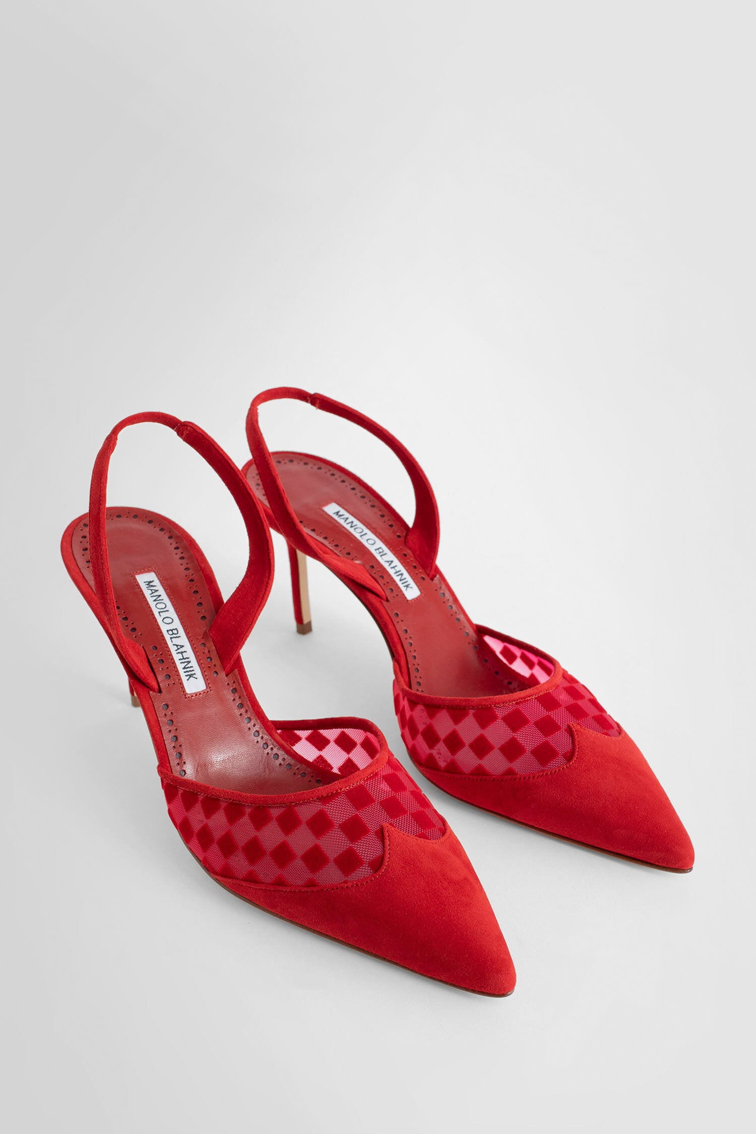 MANOLO BLAHNIK WOMAN RED PUMPS