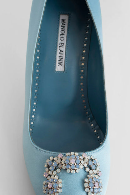 MANOLO BLAHNIK WOMAN BLUE PUMPS - Antonioli.eu