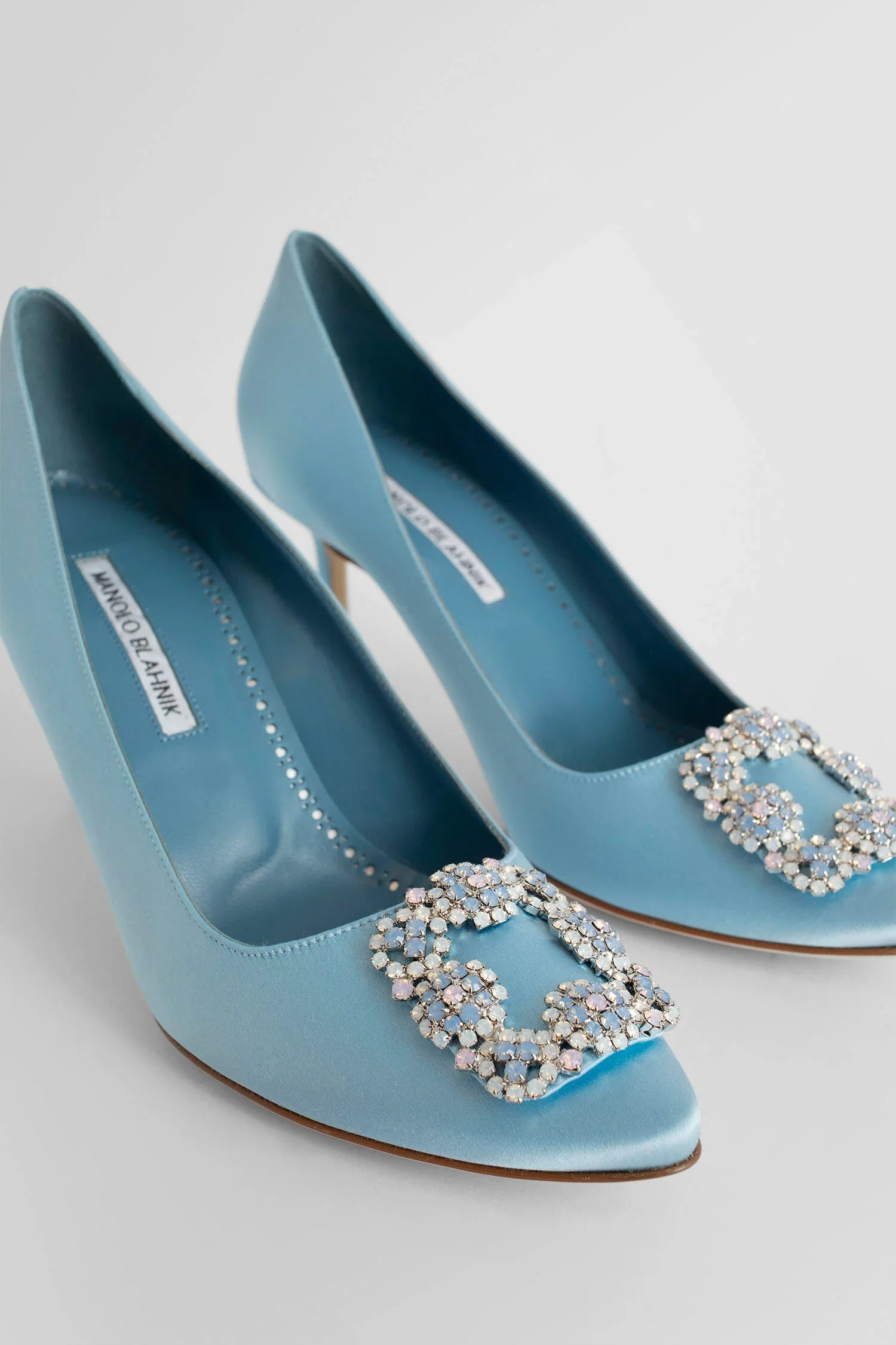 MANOLO BLAHNIK WOMAN BLUE PUMPS - Antonioli.eu