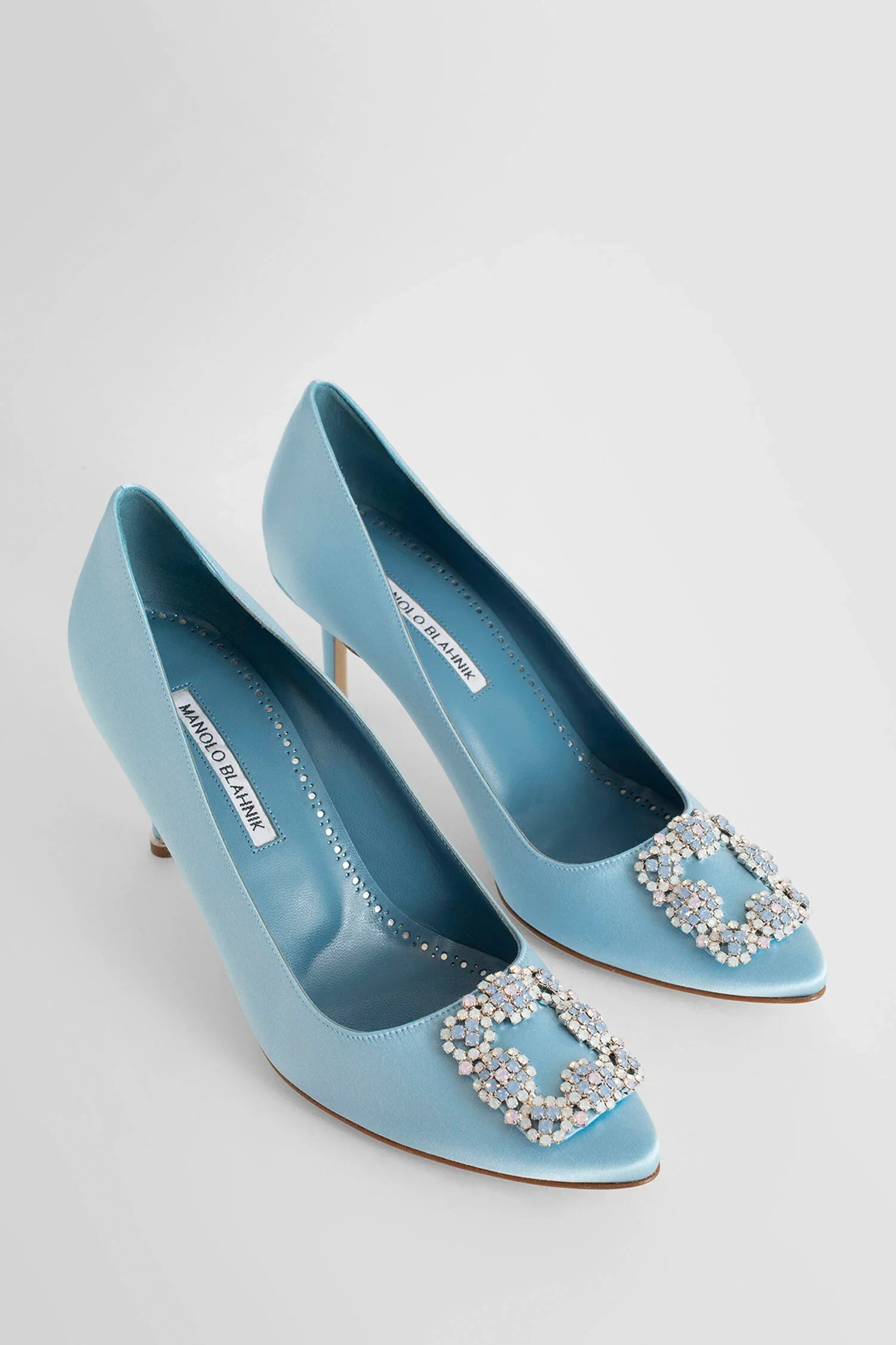 MANOLO BLAHNIK WOMAN BLUE PUMPS - Antonioli.eu