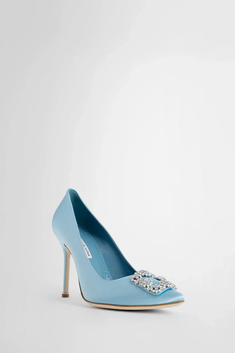 MANOLO BLAHNIK WOMAN BLUE PUMPS - Antonioli.eu