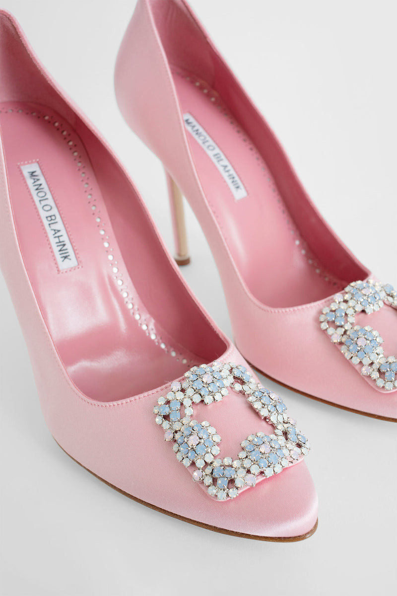 MANOLO BLAHNIK WOMAN PINK PUMPS