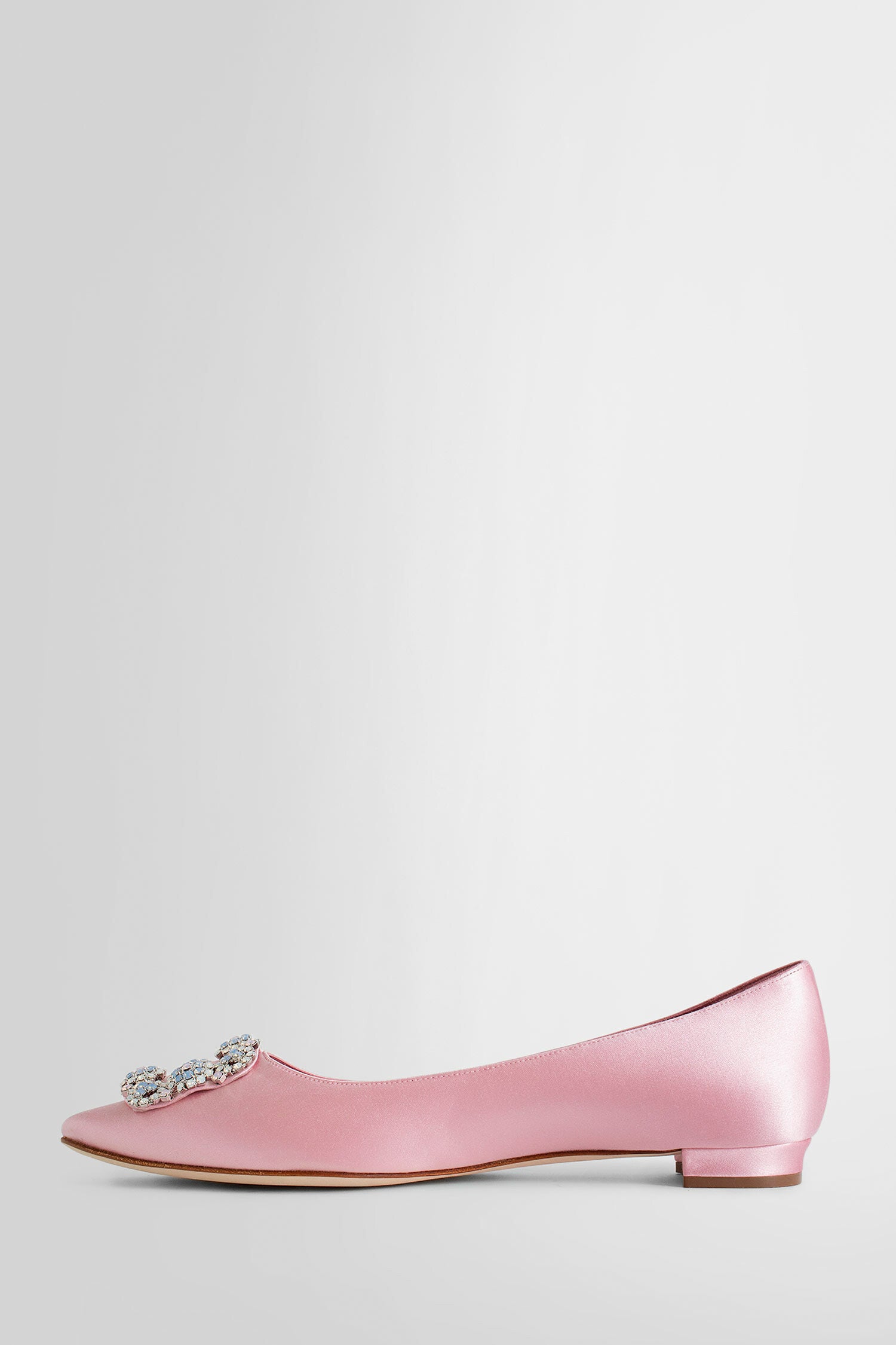 MANOLO BLAHNIK WOMAN PINK FLATS