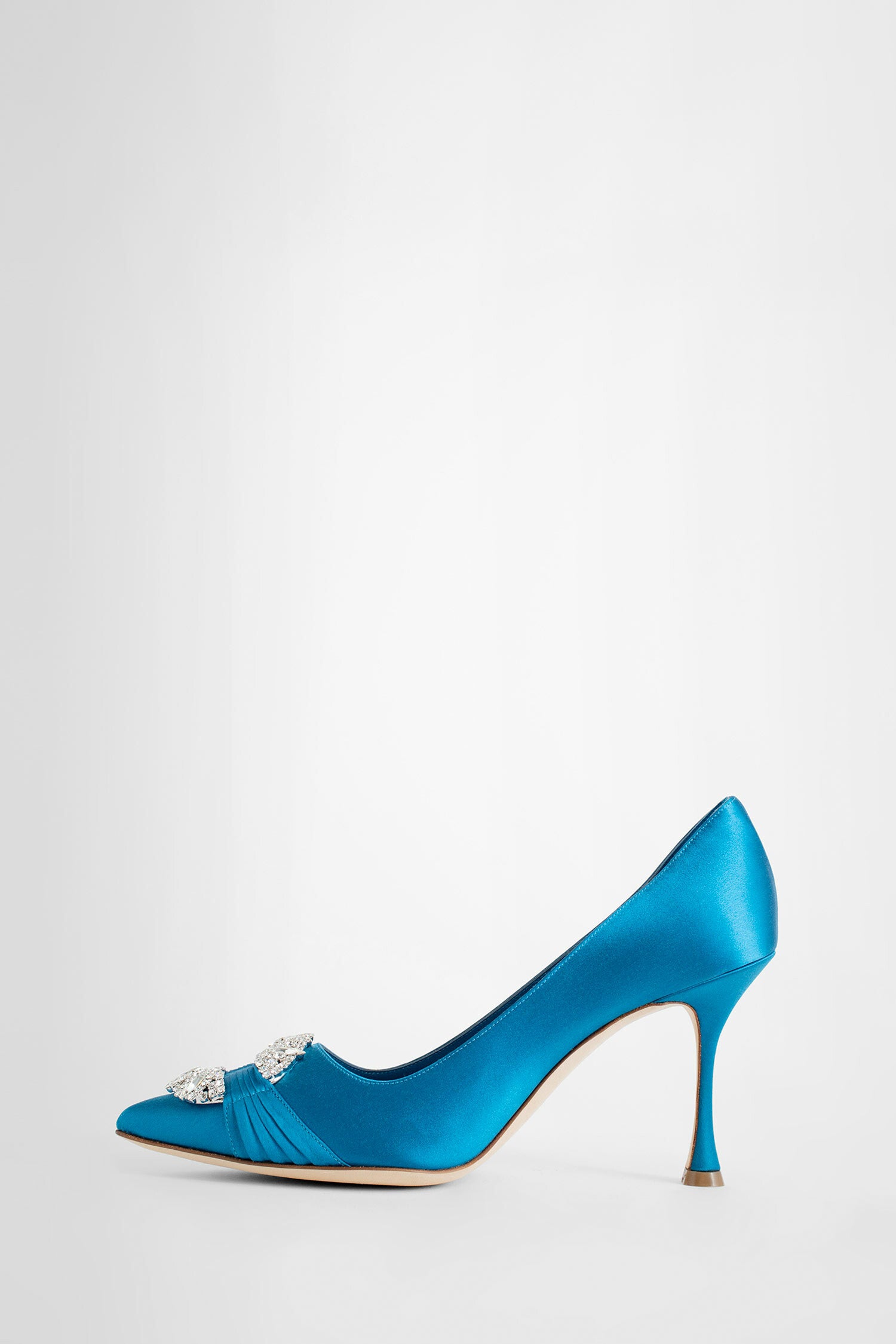 MANOLO BLAHNIK WOMAN BLUE PUMPS