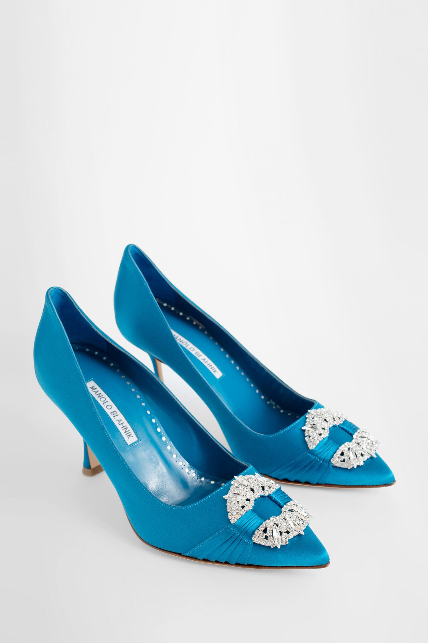 MANOLO BLAHNIK WOMAN BLUE PUMPS