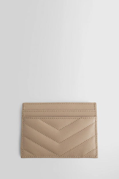 SAINT LAURENT WOMAN BEIGE WALLETS & CARDHOLDERS