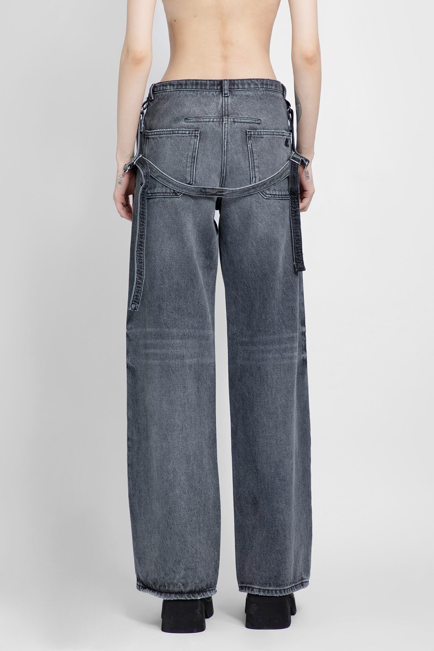 COURRÈGES WOMAN GREY JEANS