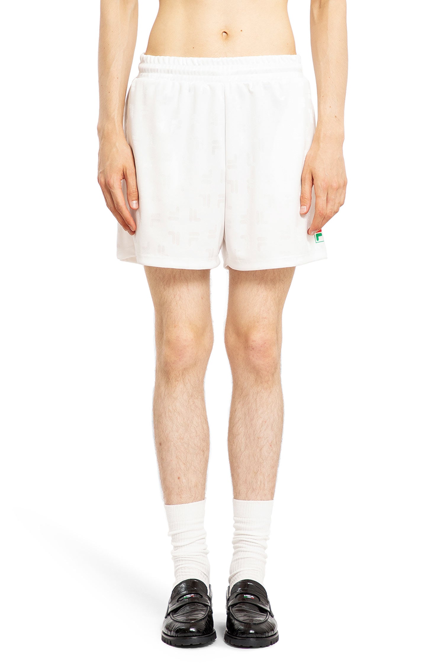 FILA + MAN WHITE SHORTS