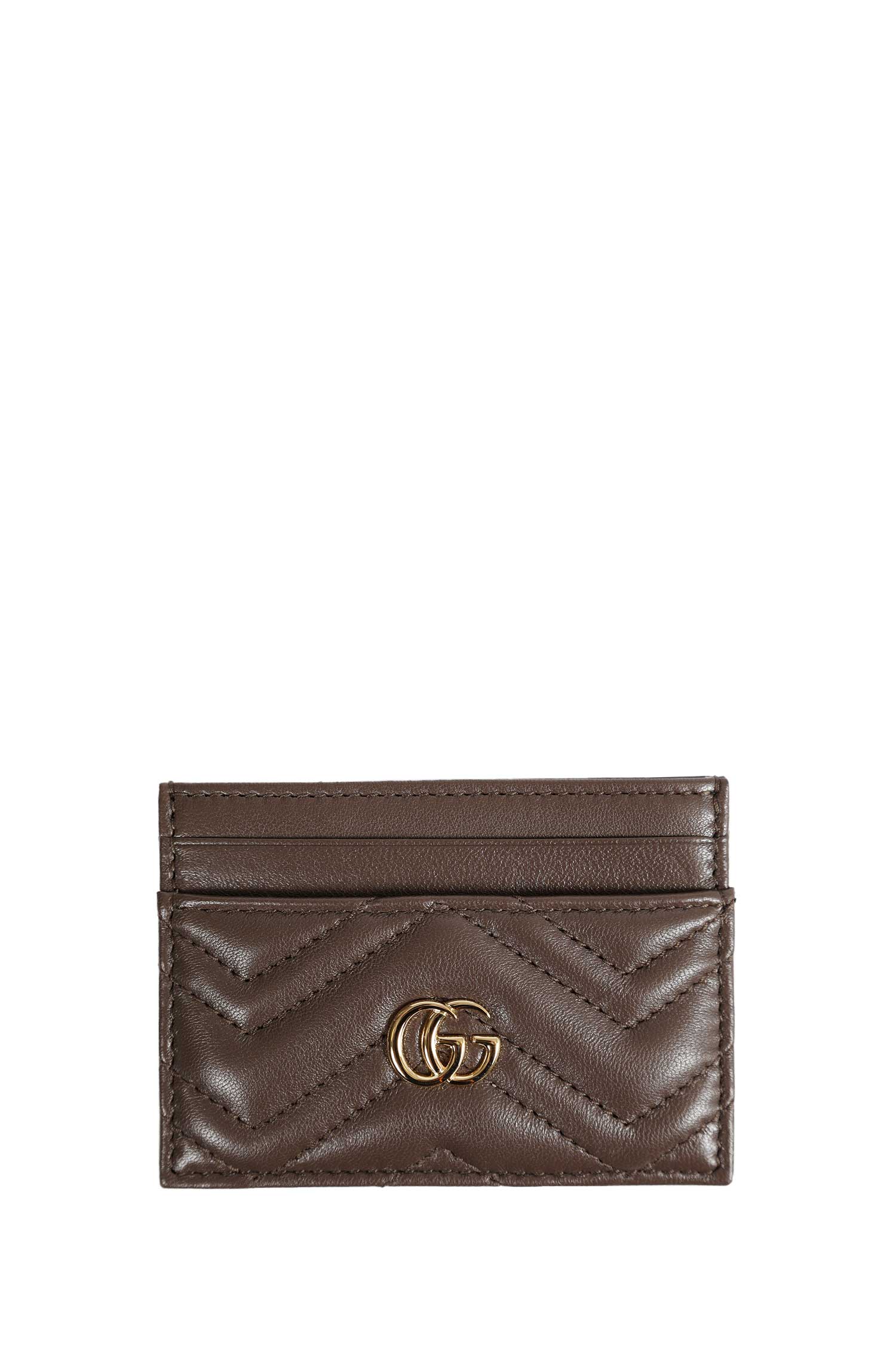 GUCCI WOMAN BROWN WALLETS & CARDHOLDERS