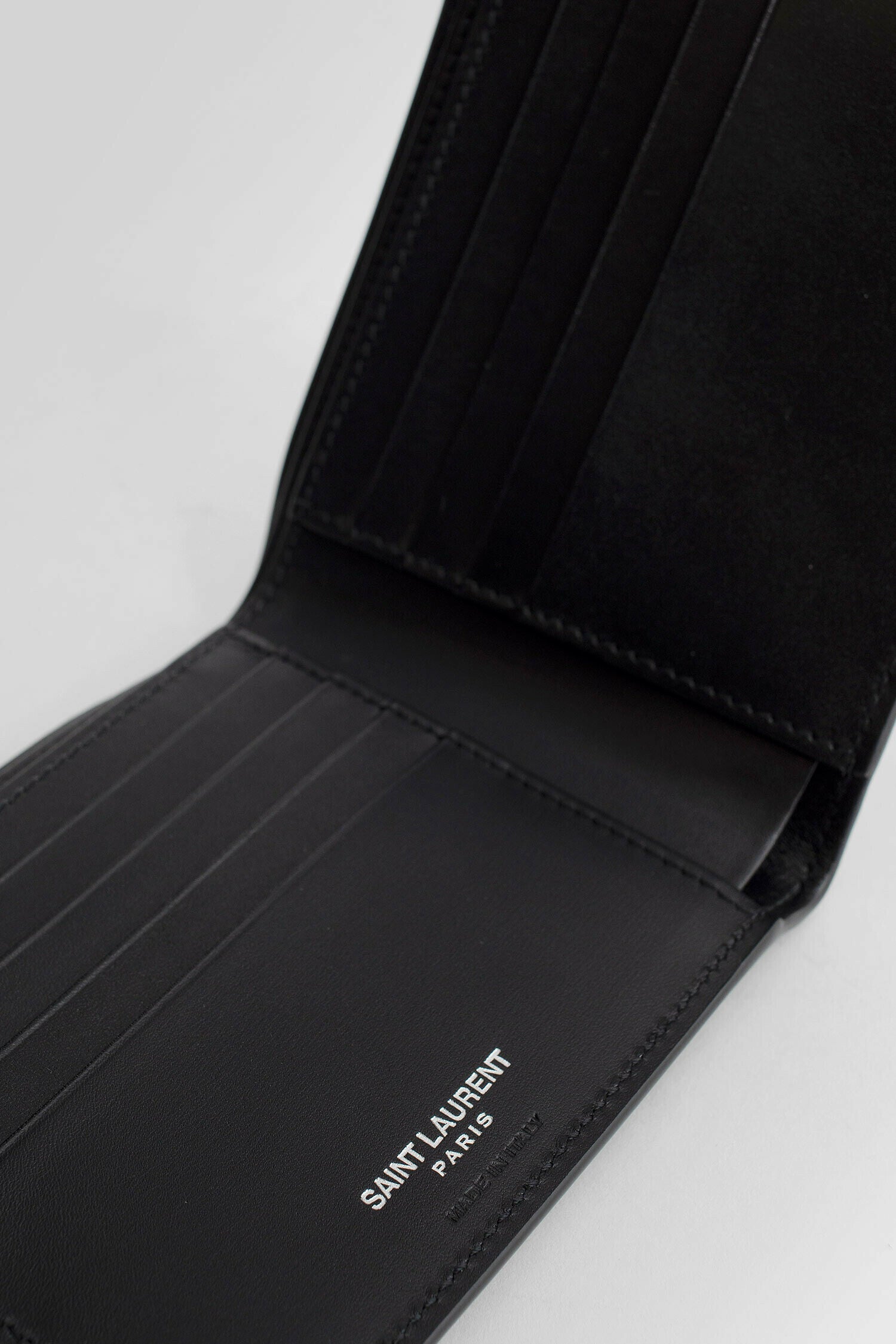 SAINT LAURENT MAN BLACK WALLETS & CARDHOLDERS