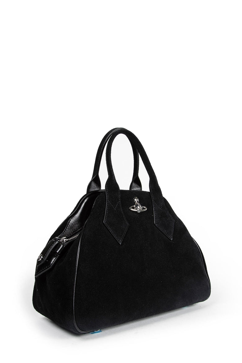 Yasmine Medium Suede Top Handle Bag