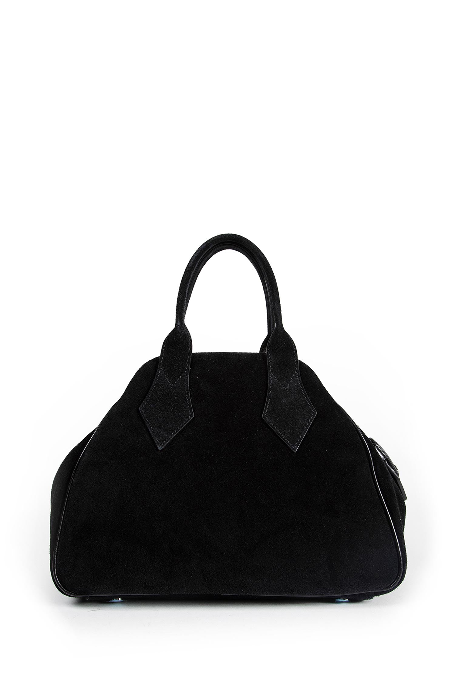 Yasmine Medium Suede Top Handle Bag