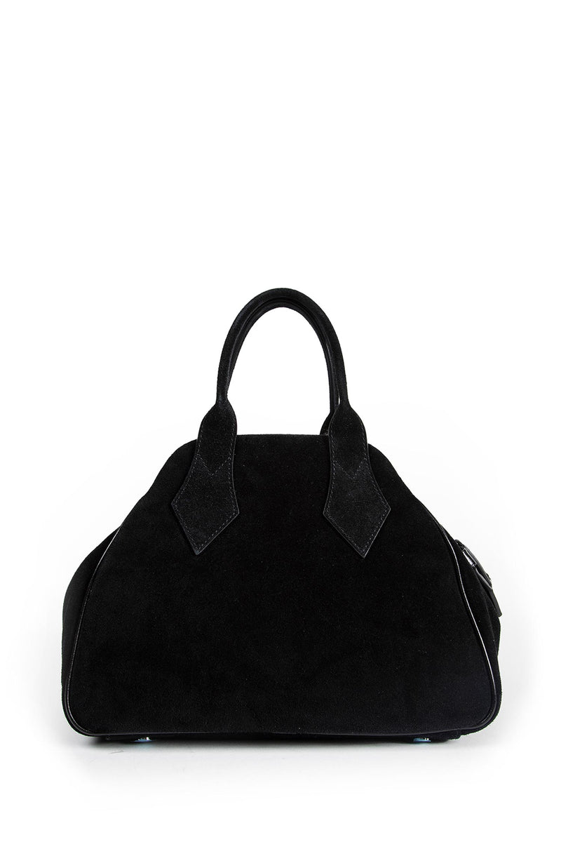 Yasmine Medium Suede Top Handle Bag