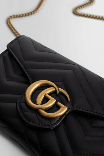 GUCCI WOMAN BLACK SHOULDER BAGS