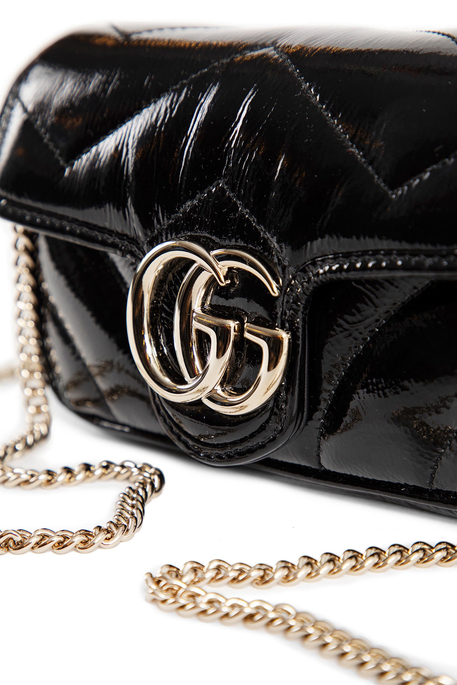 GUCCI WOMAN BLACK SHOULDER BAGS