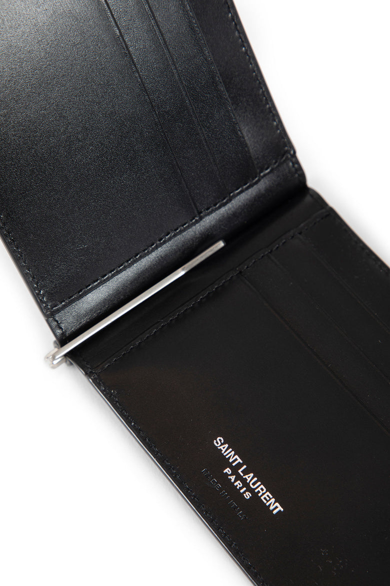 SAINT LAURENT MAN BLACK WALLETS & CARDHOLDERS