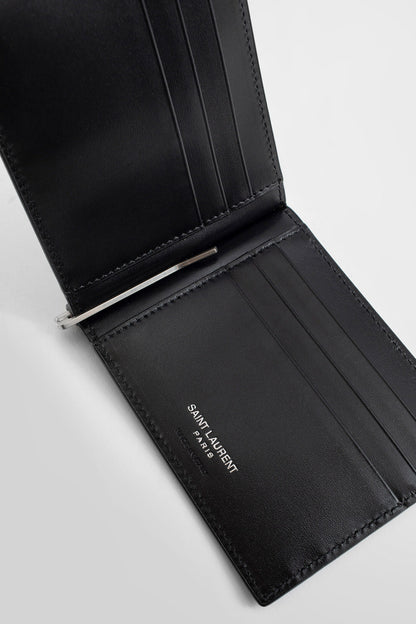 SAINT LAURENT MAN BLACK WALLETS & CARDHOLDERS