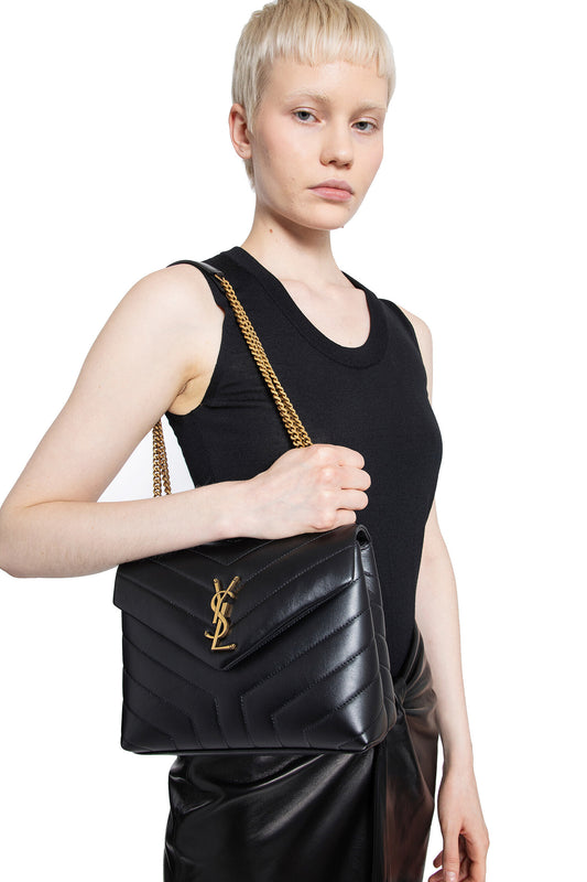 SAINT LAURENT WOMAN BLACK CROSSBODY BAGS