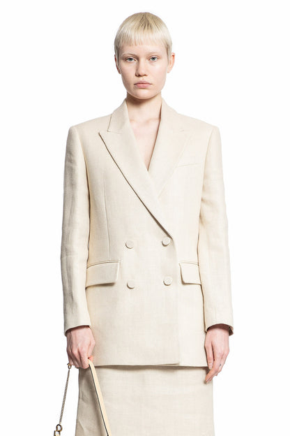 VALENTINO WOMAN BEIGE BLAZERS