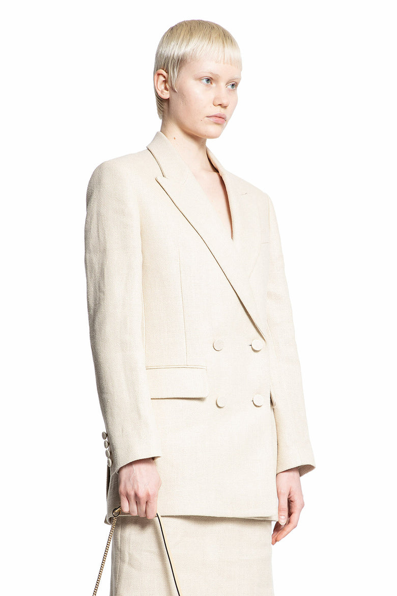 VALENTINO WOMAN BEIGE BLAZERS