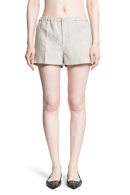 VALENTINO WOMAN BEIGE SHORTS