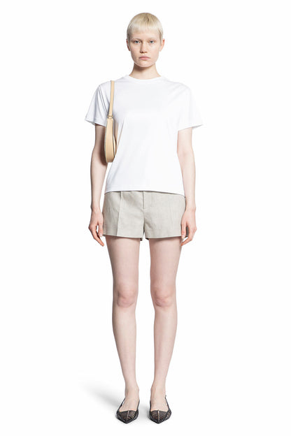 VALENTINO WOMAN BEIGE SHORTS